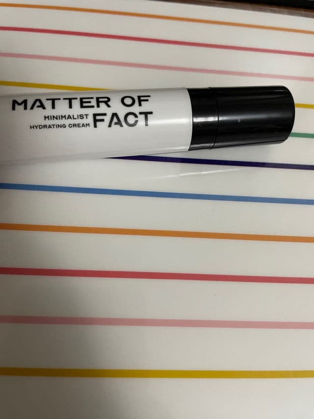 MATTER OF FACT Minimalist Hydrating Cream review photo by Pickyplans