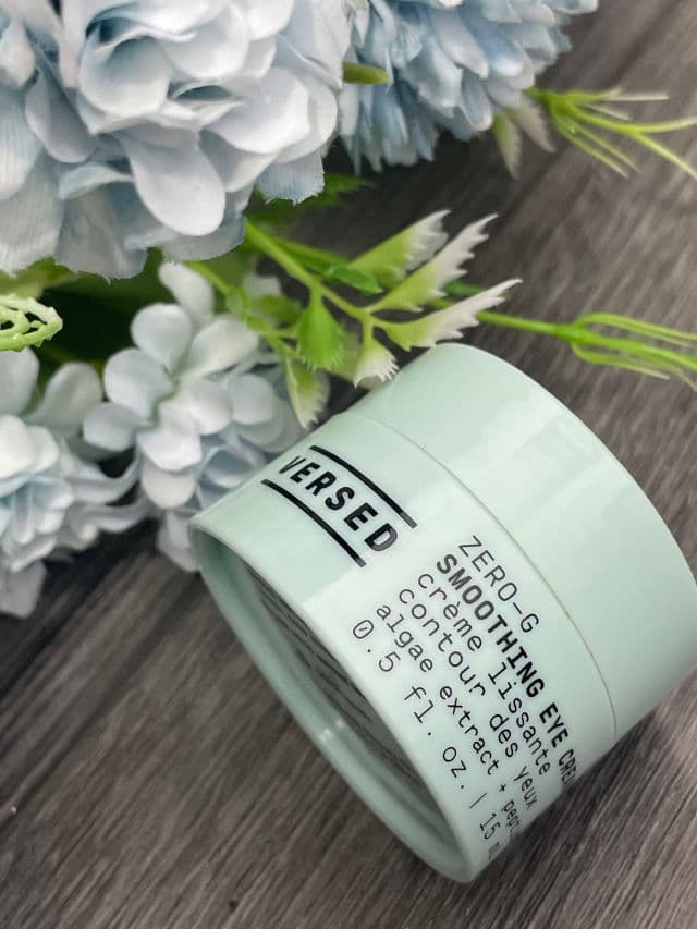 Versed Zero-G Smoothing Eye Cream review photo by Skincareandfood