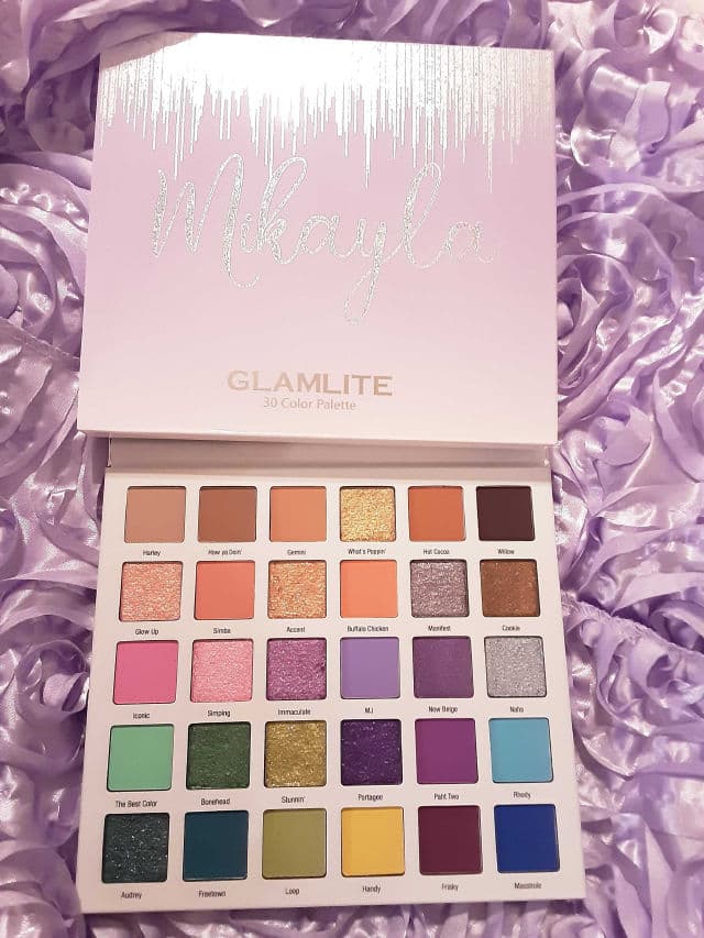 Glamlite Mikayla Eyeshadow Palette review photo by AshleyPigue