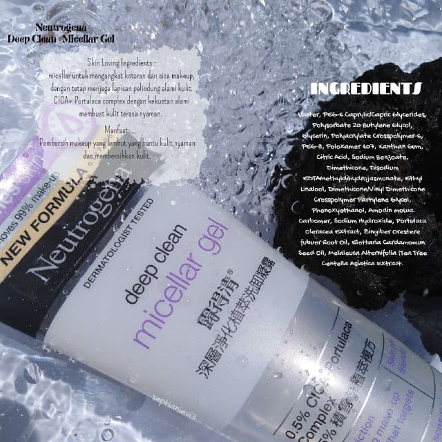 Neutrogena Deep Clean Micellar Gel Cleanser review photo by Septianievi3