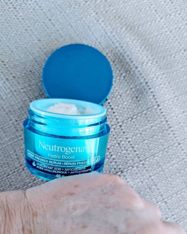 Neutrogena Hydro Boost Night Pressed Face Serum review photo by remedyforbeauty