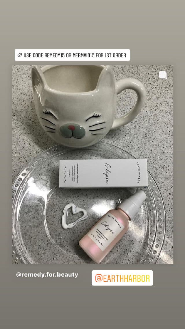 Earth Harbor Naturals Eclipse Sheer Mineral Sunscreen Broad Spectrum SPF 50 review photo by remedyforbeauty