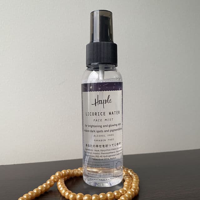 Haple Licorice Water Face Mist review photo by JuliaAlly