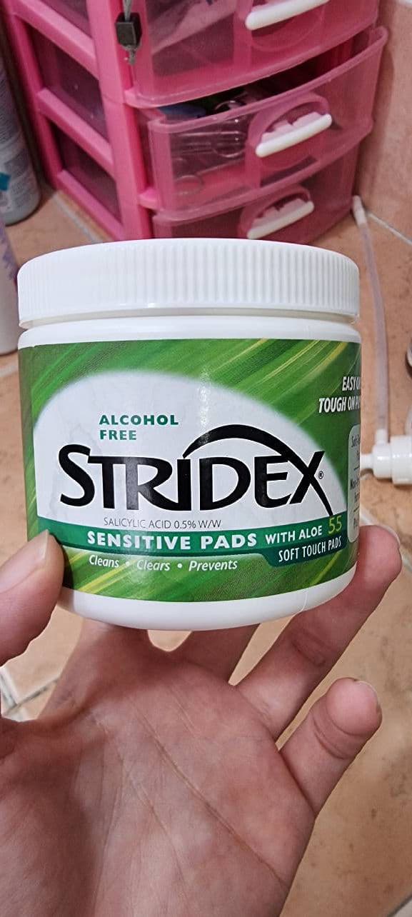 Stridex Daily Care Acne Pads with Salicylic Acid, Sensitive with Aloe review photo by PickyJoanna