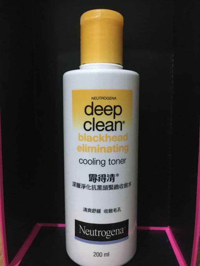 Neutrogena Deep Clean Blackhead Eliminating Toner review photo by Cheezah
