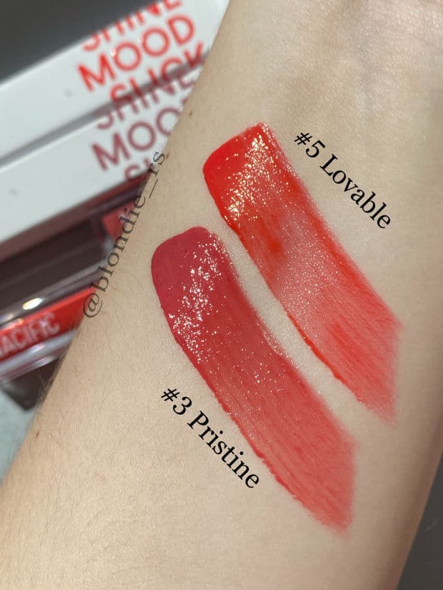 Nacific Shine Mood Slick Lip Tint - 03 Pristine review photo by BlondieRS