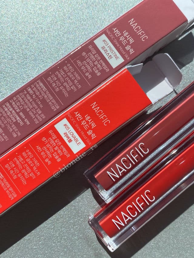 Nacific Shine Mood Slick Lip Tint - 03 Pristine review photo by BlondieRS