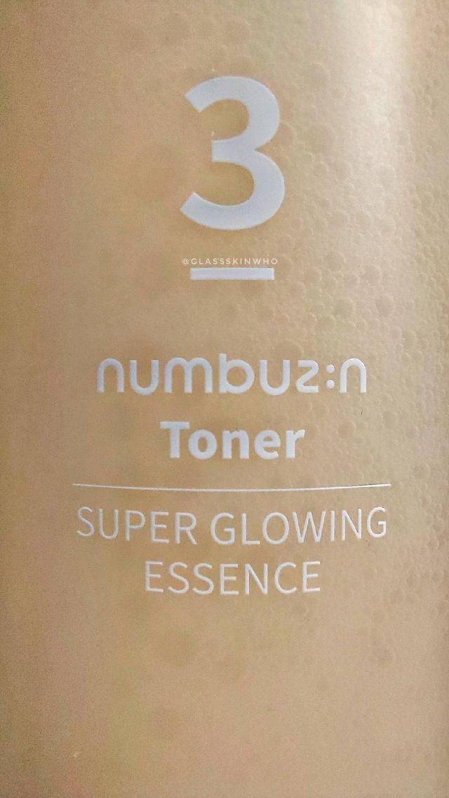 No.3 Super Glowing Essence Toner product review