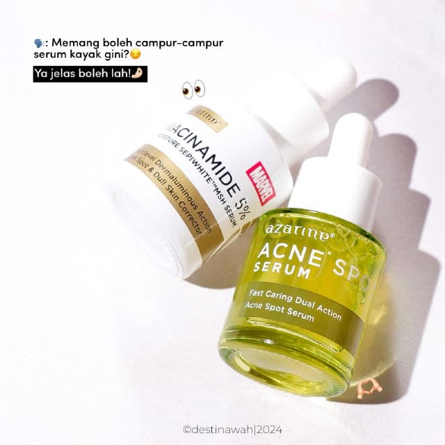 Azarine Niacinamide 5% + Moisture Sepiwhite Serum review photo by Destinawah