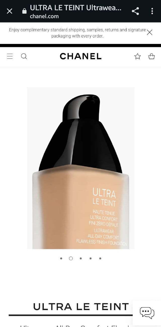 Chanel Ultra Le Teint Velvet Foundation review photo by Codermary