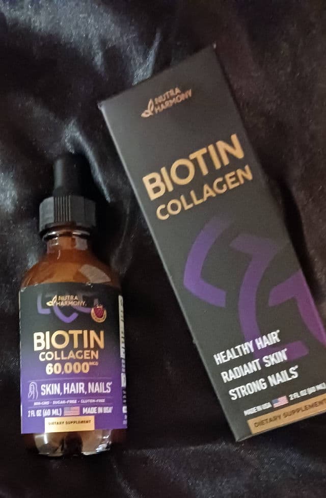 Nutra Harmony Biotin Collagen Drops review photo by Codermary