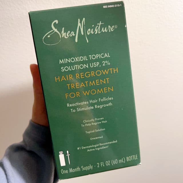 SheaMoisture Minoxidil 2% Hair Treatment Solution review photo by purplerain9
