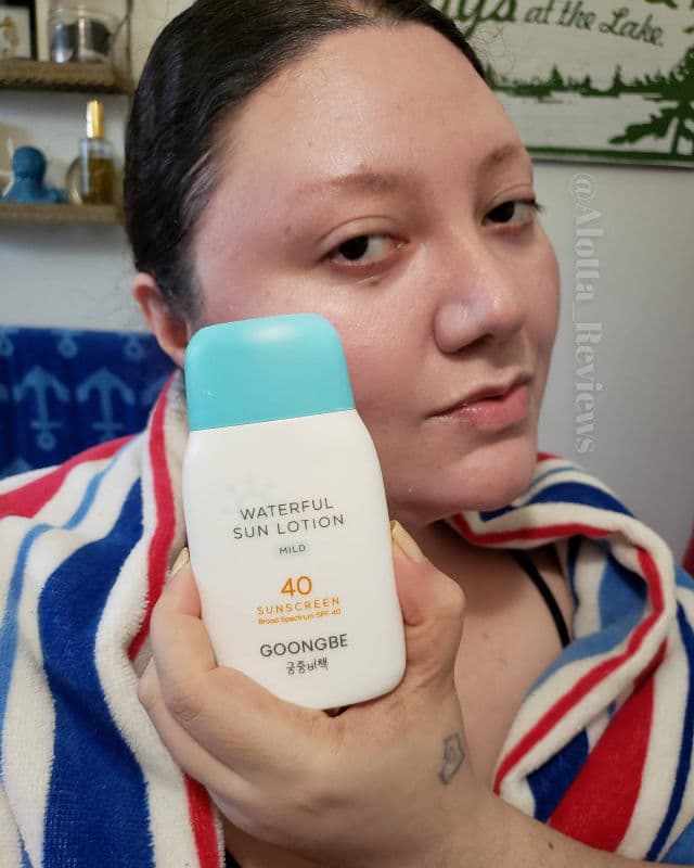 Goongbe Waterful Sun Lotion SPF50+ PA++++ review photo by AlottaxReviews