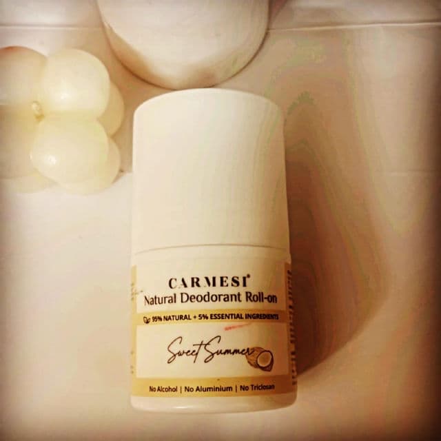Carmesi Natural Deodorant Roll-on review photo by Nidhijamwal88