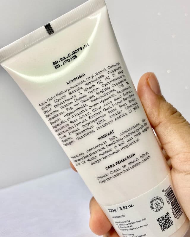 Everwhite Brightening Body Cream review photo by evabilqistafdila