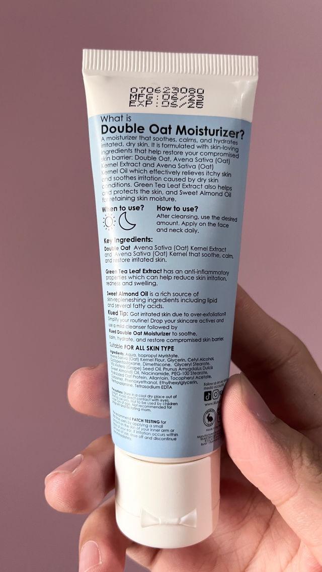 Double Oat Moisturizer product review