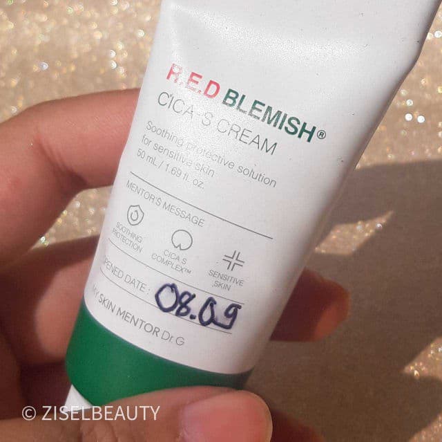 DR.G Red Blemish Cica-S Cream review photo by Ziselbeauty