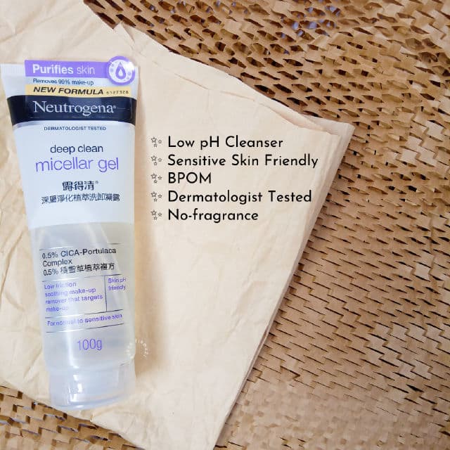 Neutrogena Deep Clean Micellar Gel Cleanser review photo by fikmaa21