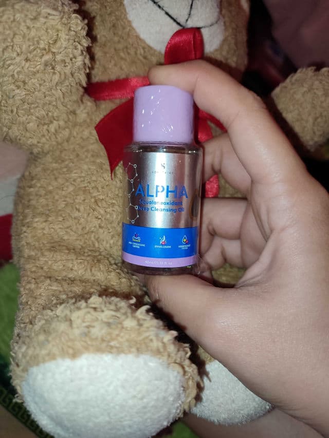 Somethinc Alpha Squalanexoidant Deep Cleansing Oil review photo by Michico
