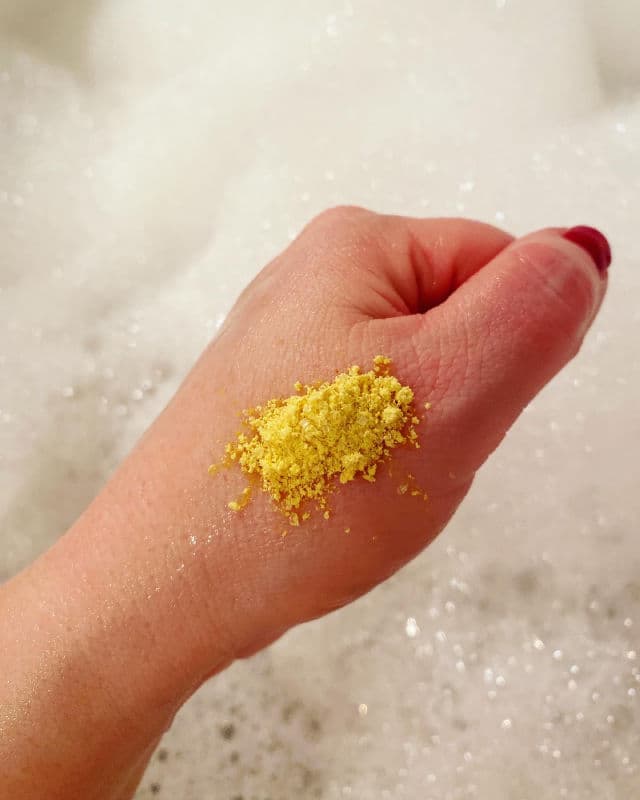 Yellow Beauty Red Erase Turmeric Facial Scrub review photo by cleahanchey