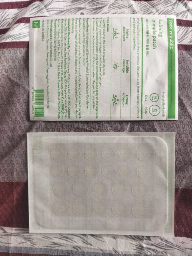 Face Republic Calming Pimple Patch review photo by Moony3