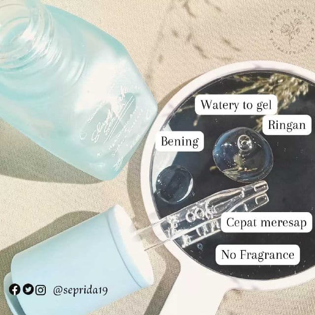 Saturday Looks SkinMate Serum Hyaluronic Acid + Sophora Extract review photo by sepridawati