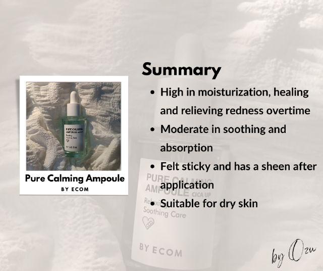 Pure Calming Ampoule product review