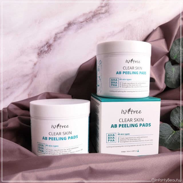 ISNTREE Clear Skin AB Peeling Pads review photo by TanyaKbeauty