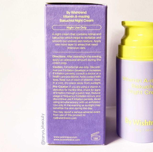 Vitamin A-mazing Bakuchiol Night Cream product review