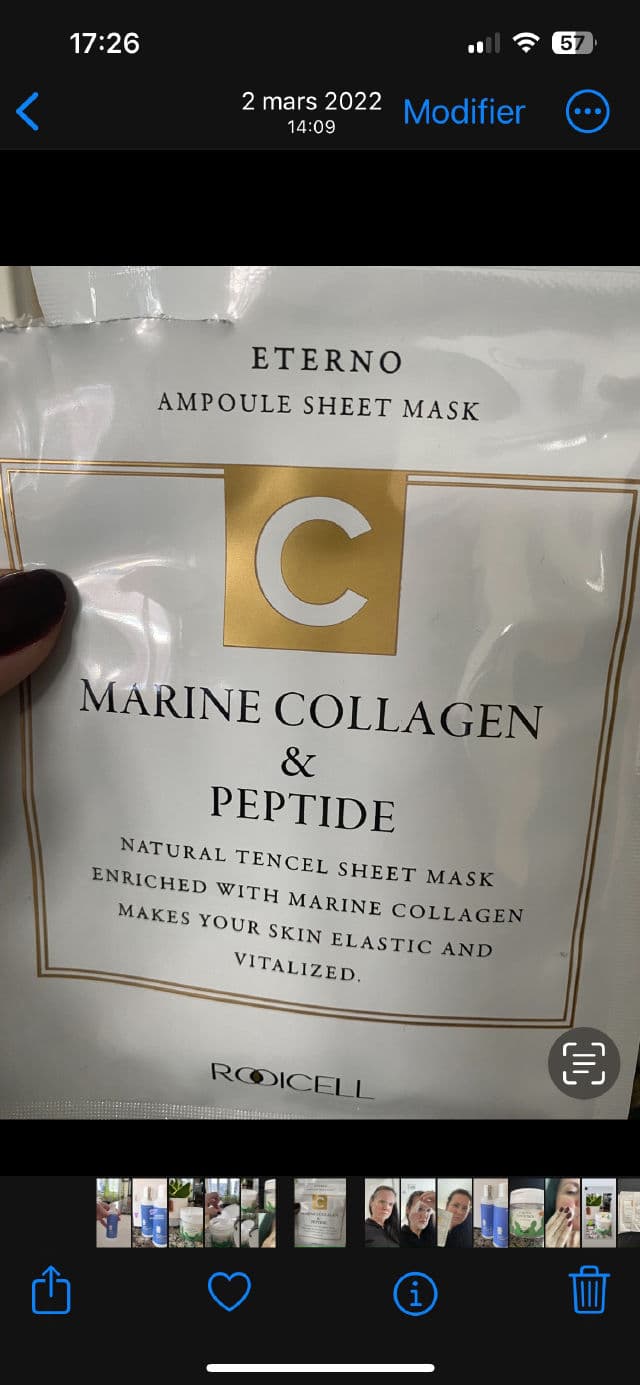 Rooicell Eterno Marine Collagen & Peptide Ampoule Sheet Mask review photo by ManonM