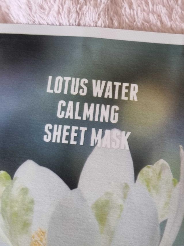 [Discontinued] Lotus Water Calming Sheet Mask product review