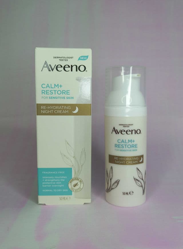 Aveeno Calm+Restore Re-Hydrating Night Cream review photo by Hinarushi