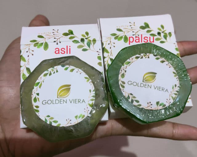 Golden Viera Face Wash Soap review photo by ranirohmawati