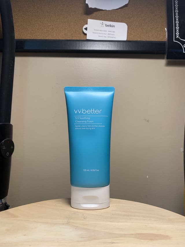 VVBETTER 5.5 Soothing Cleansing Foam review photo by Jenncreativeugc