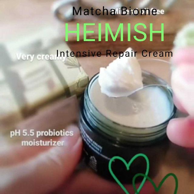 Matcha Biome Intensive Repair Cream Probiotics Moisturizer product review