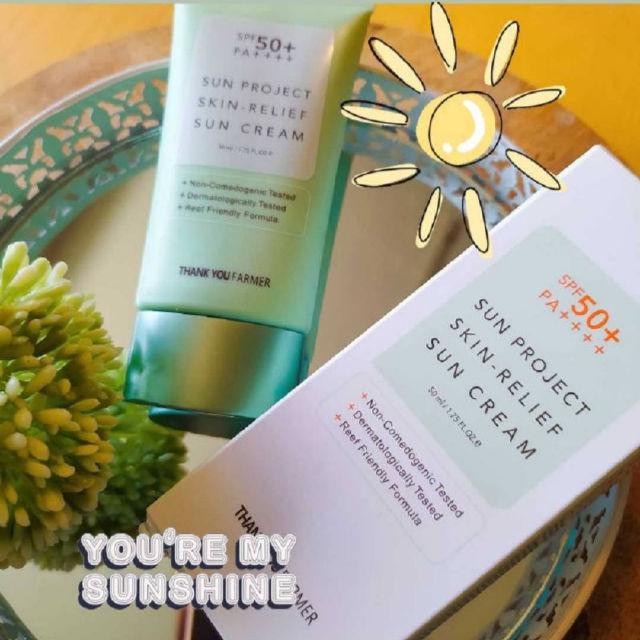 Sun Project Skin Relief Sun Cream SPF50+ PA++++ product review