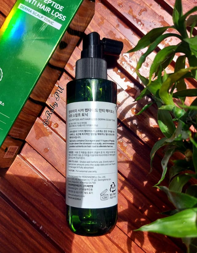 Some By Mi Cica Peptide Anti Hair Loss Derma Scalp Tonic review photo by RubyPham