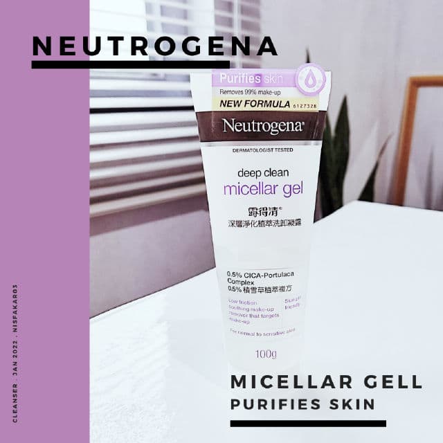 Neutrogena Deep Clean Micellar Gel Cleanser review photo by Nisfakar
