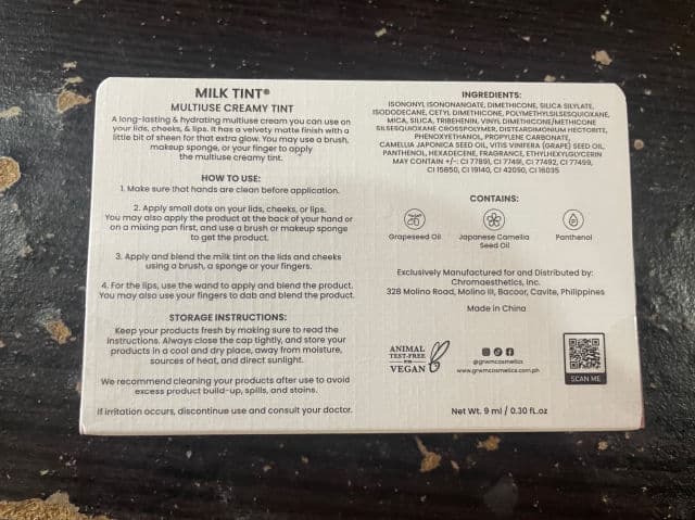 GRWM Cosmetics Milk Tint review photo by Monicaaaaa