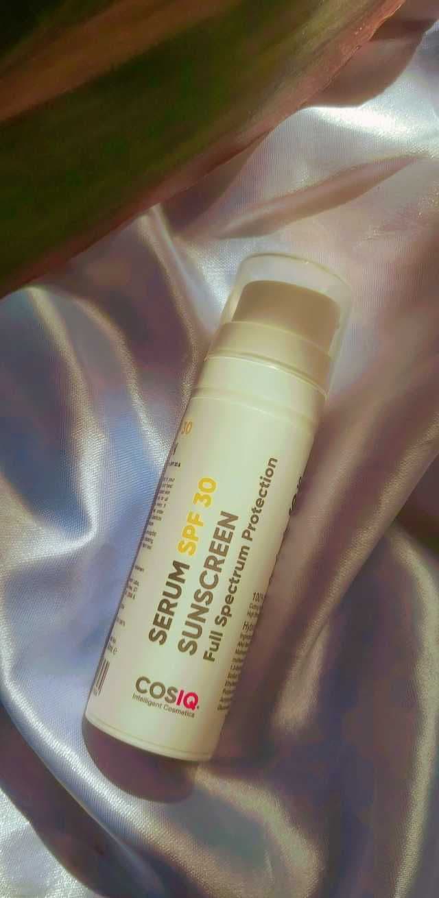 COSiQ SPF 30 Sunscreen Serum review photo by demiskincare
