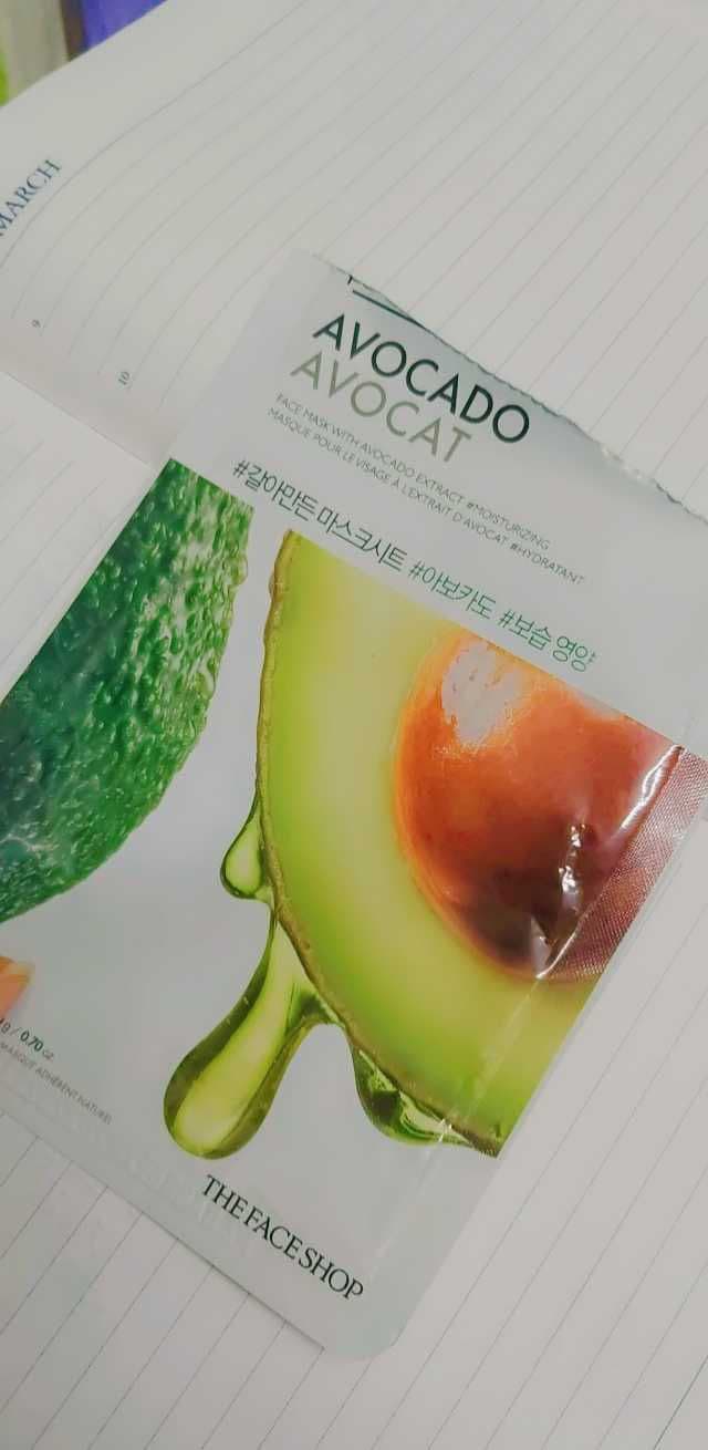 THE FACE SHOP Real Nature Face Mask (Avocado) review photo by demiskincare