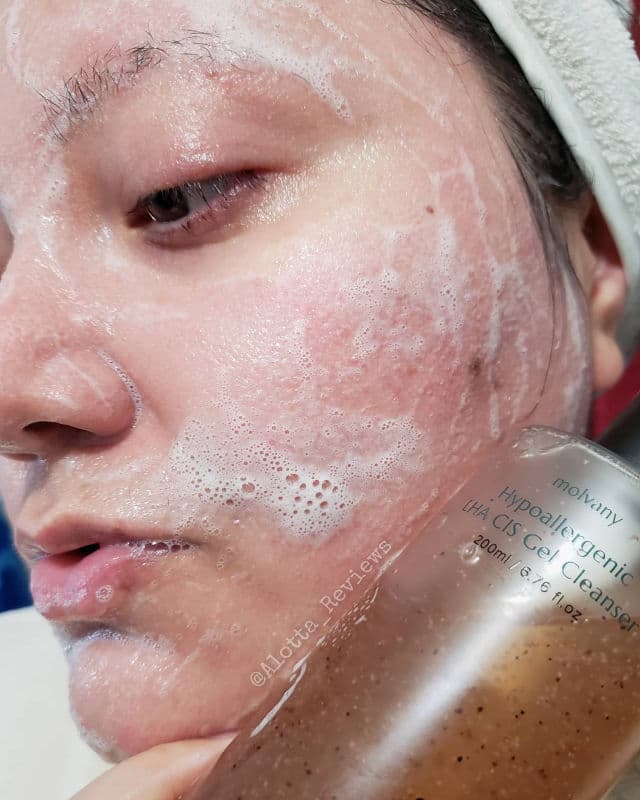 MOLVANY Hypoallergenic LHA CIS Gel Cleanser review photo by AlottaxReviews