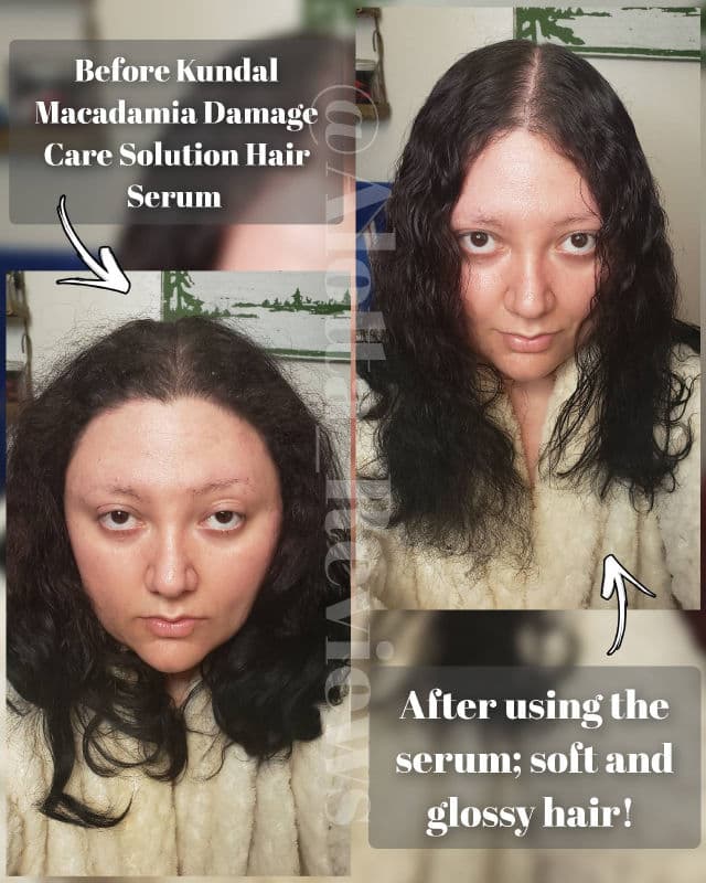 Kundal Macadamia Damage Care Solution Premium Hair Essential Oil - Baby Powder review photo by AlottaxReviews