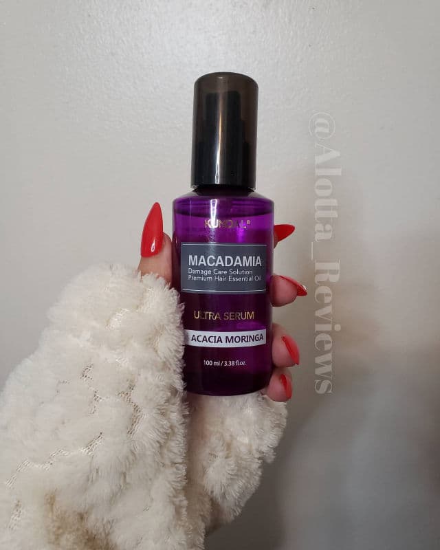Kundal Macadamia Damage Care Solution Premium Hair Essential Oil - Baby Powder review photo by AlottaxReviews