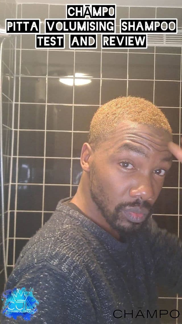 Champo Haircare Pitta Volumising Shampoo review photo by CHASEJLONDON