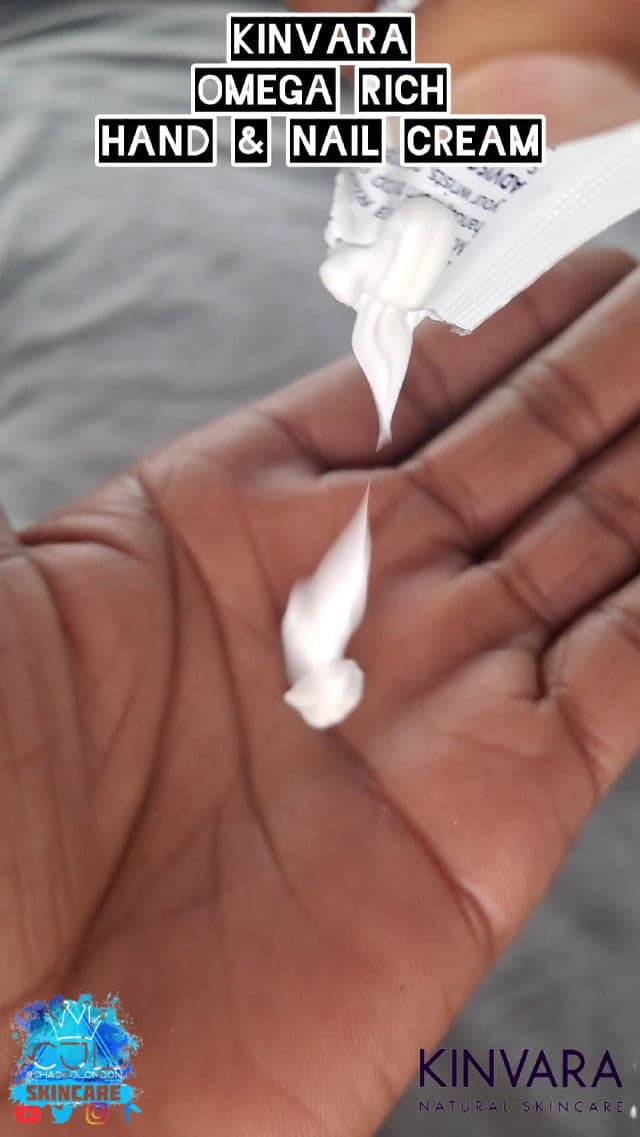 Kinvara Natural Omega Rich Hand & Nail Cream review photo by CHASEJLONDON