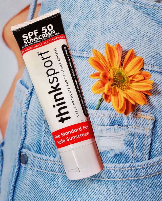 Thinksport Safe Sunscreen SPF 50+ review photo by mochadart