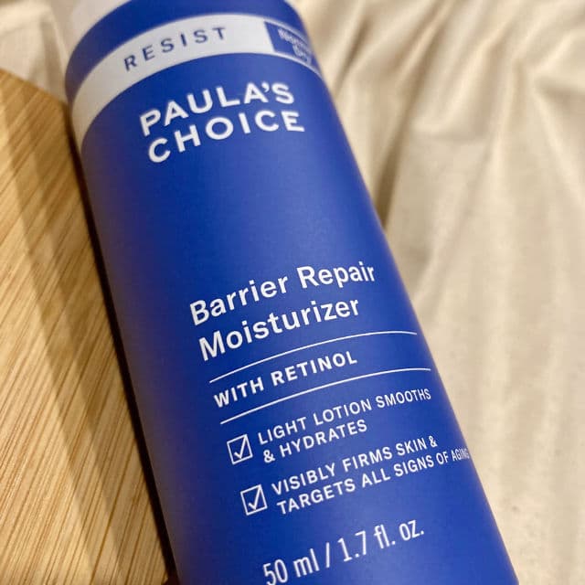 Paula's Choice RESIST Barrier Repair Moisturizer with Retinol review photo by skinandchips