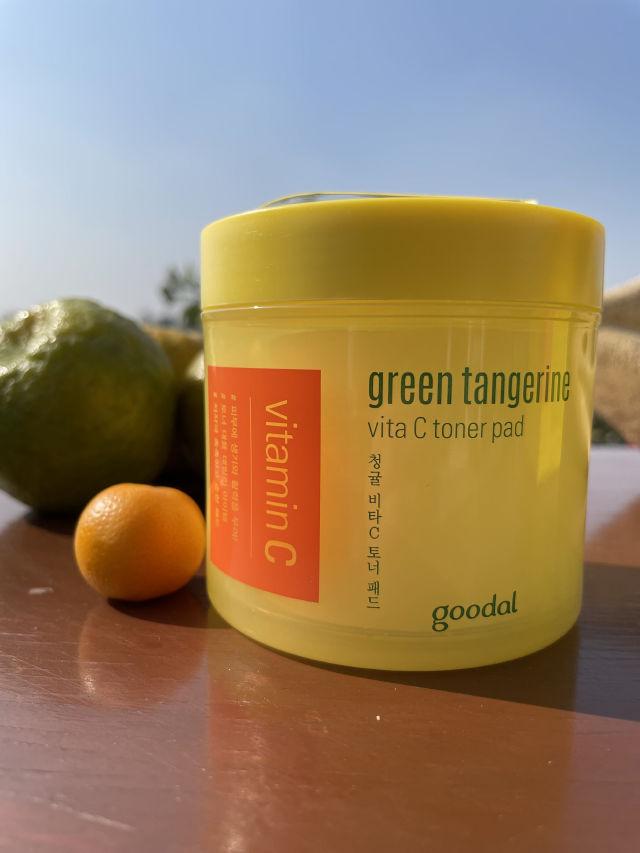 Green Tangerine Vita C Toner Pad product review