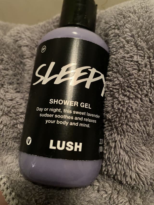 LUSH Sleepy Shower Gel review photo by Baroness